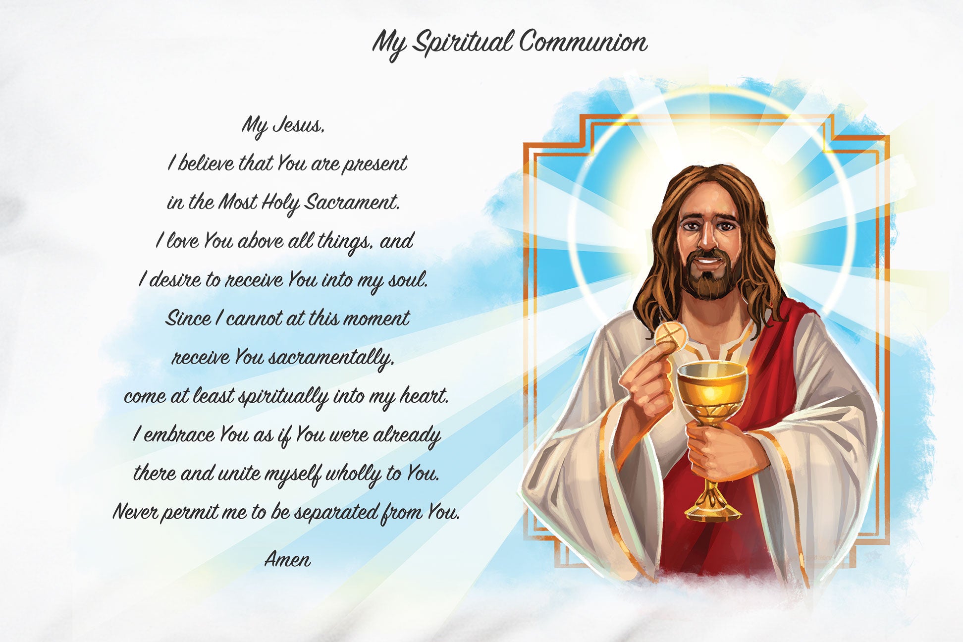 My Spiritual Communion – Prayer Pillowcases